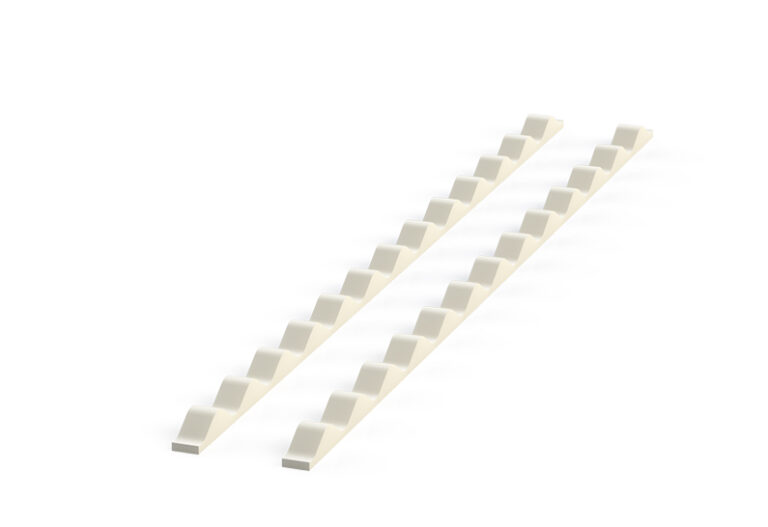 Corrugated profiled infill (905mm) White - Pack of 4