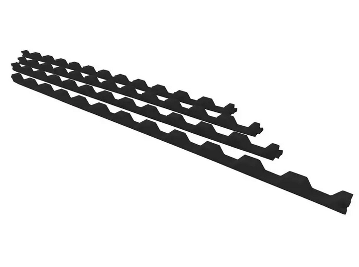 Greca profiled infill Black - Pack of 4