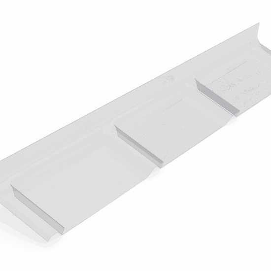 EZ-GLAZE 50 LP HEAD WALL CLEAR 1881X200X100